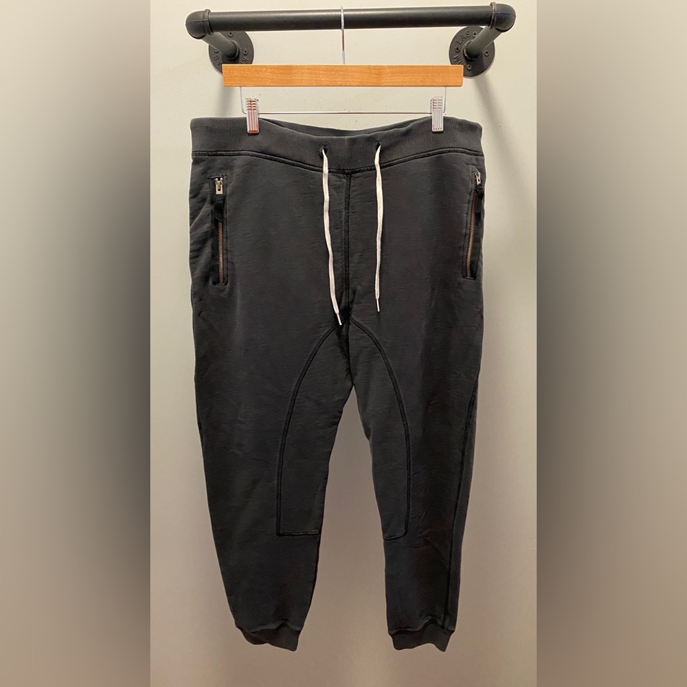 ALLSAINTS Zodiac Sweatpant Drop Crotch Jogger Men’s Size Large Dark Gray